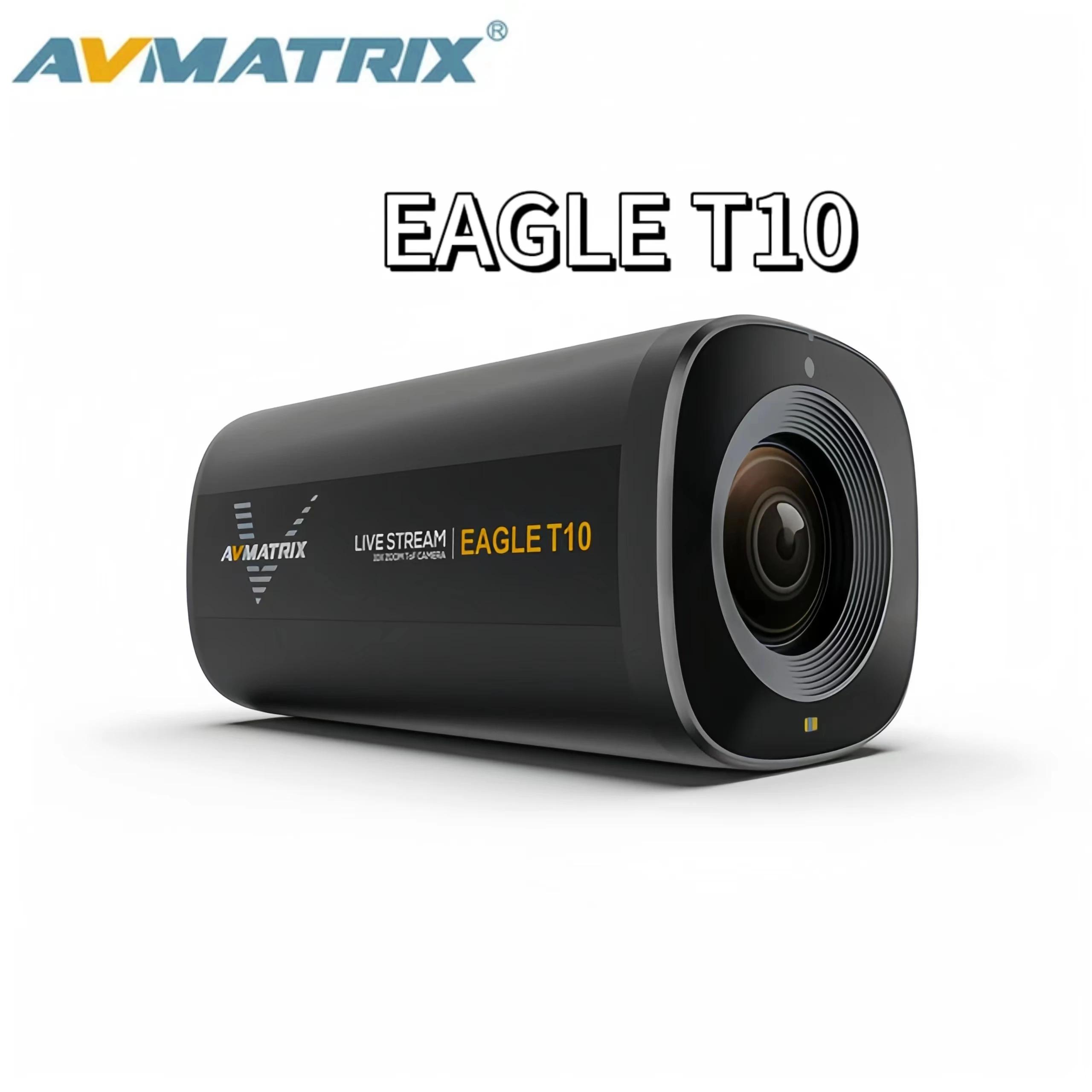 AVMATRIX Eagle T10 ̺ Ʈ ī޶, 10X  ToF ڵ , Ǯ HD 1080P 60fps, USB 3.0, C Ÿ  IR 